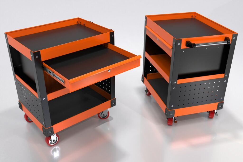 Heavy Duty Tool Cart Design