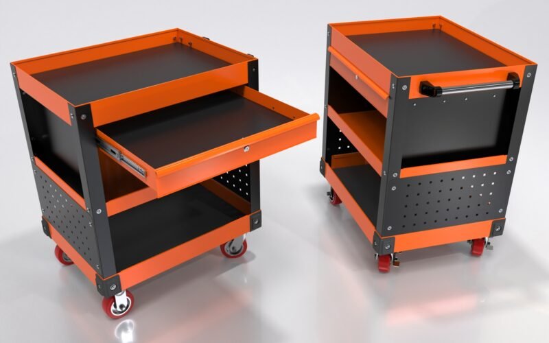 Heavy Duty Tool Cart Design